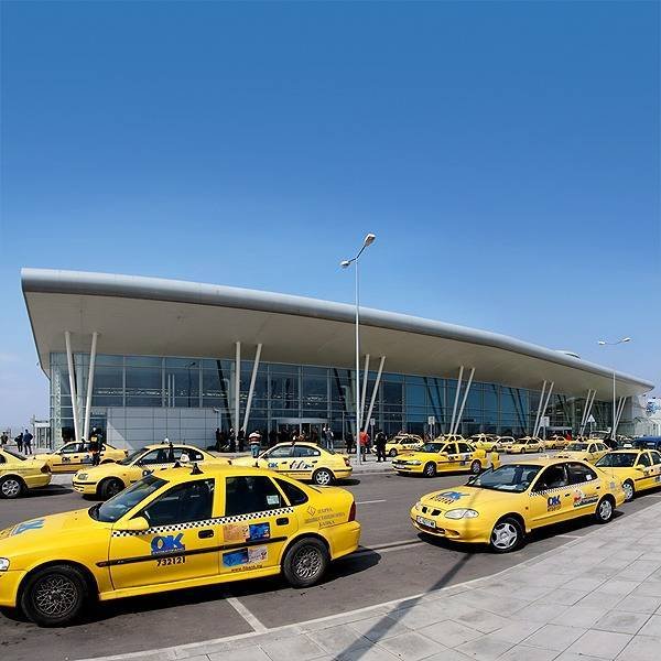 Ok Taxi en Aeropuerto de Sofía después de llegar.
