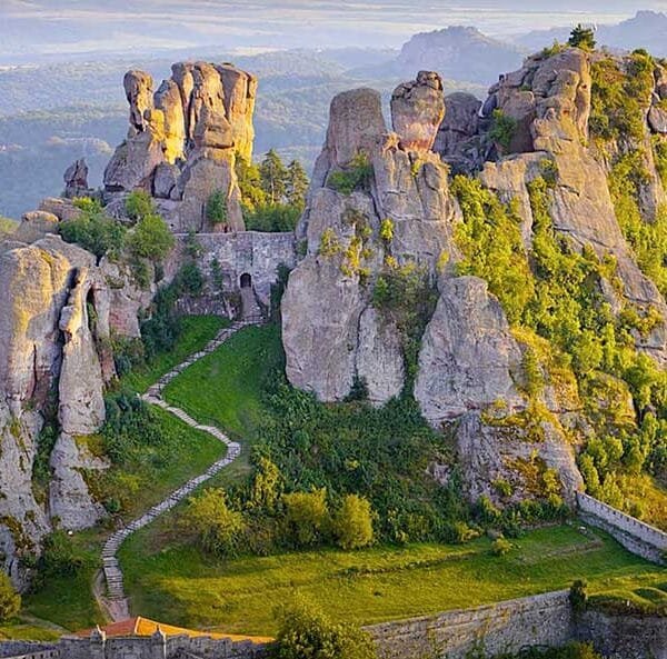 Vista de la fortaleza en Belogradchik